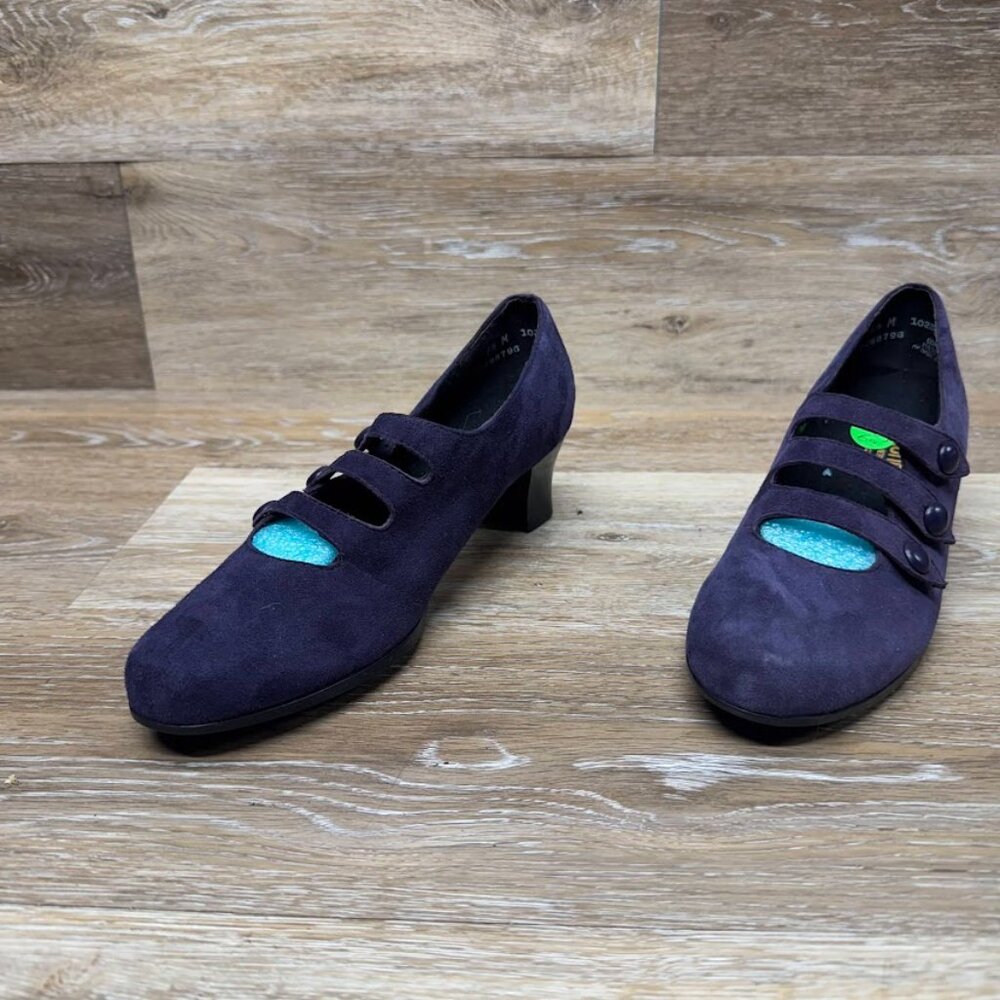 Munro American Purple Suede Pumps Women's Size 6.5